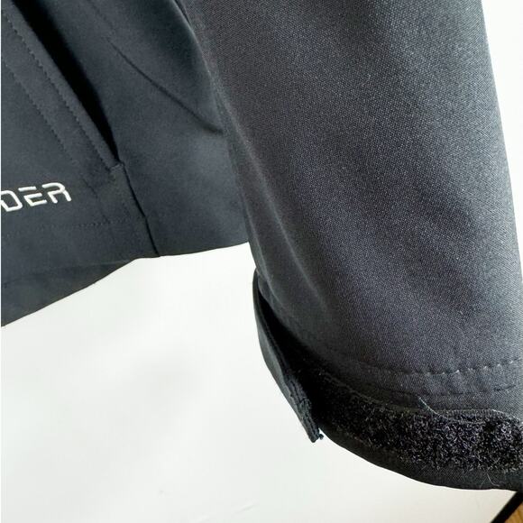 Spyder Womens Elevation Lightweight Active Soft Shell Jacket Outerwear Black 12 - Picture 4 of 8
